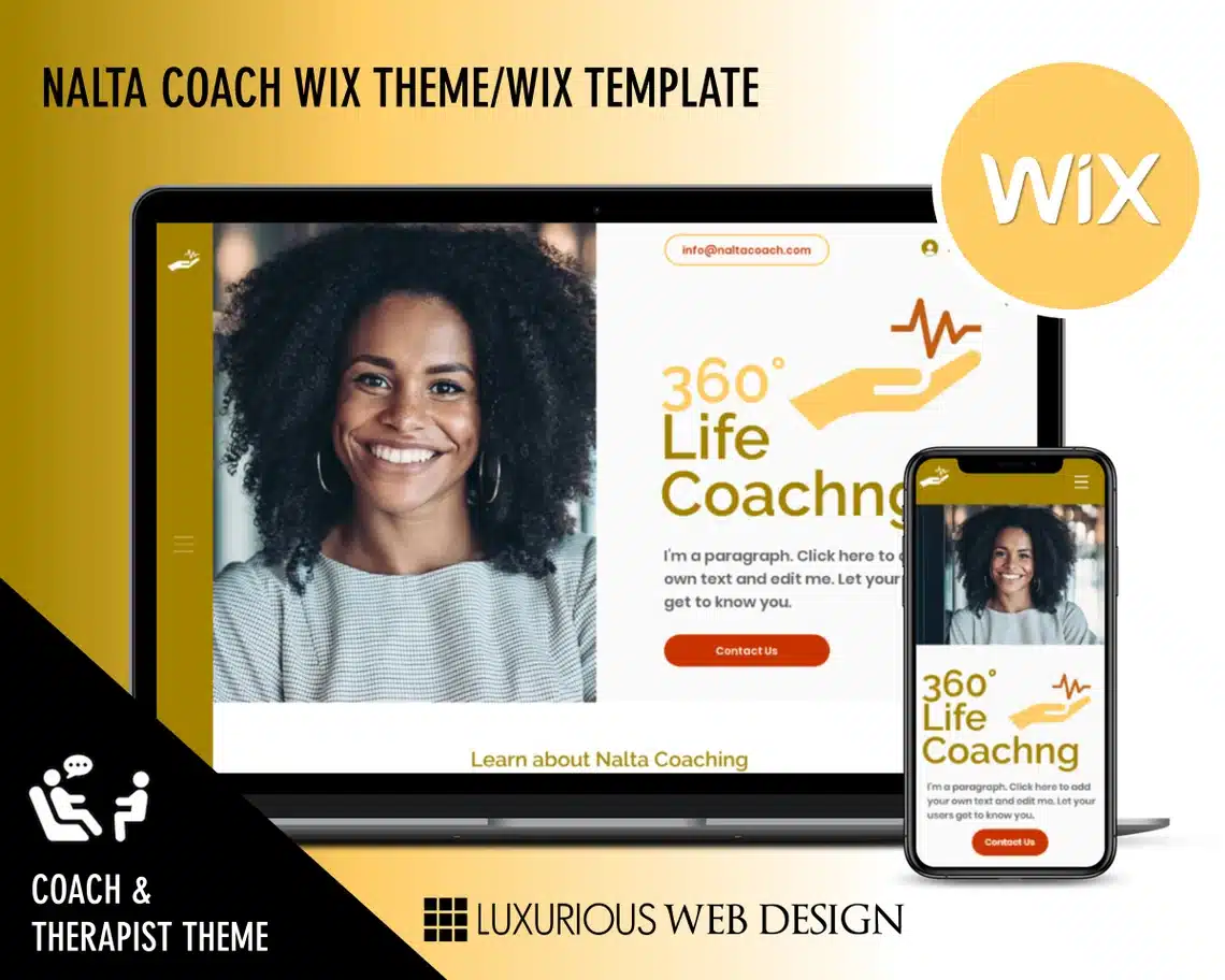 Nalta Coach Executive and Life Coaching Website Template