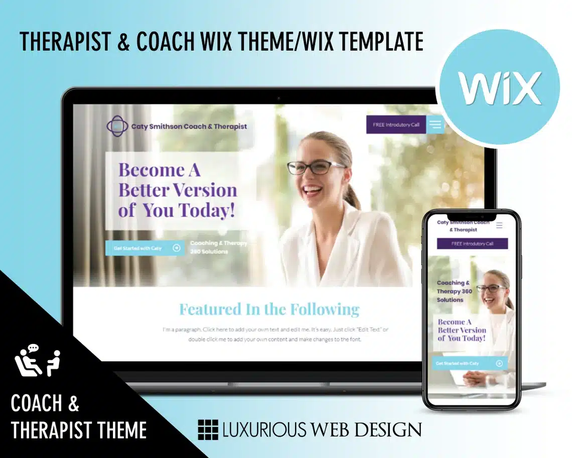 Smithson Life and Executive Coach Website Template