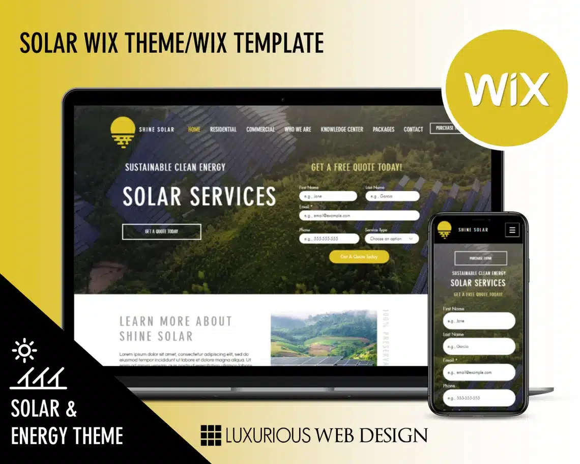 ShineSolar Solar Website Template