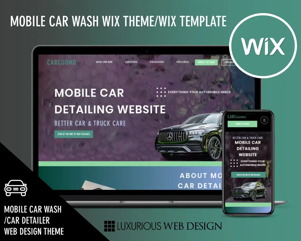 Carcuomo Car & Auto Detailing Website Template