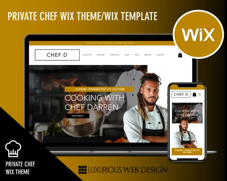 Chef D Private Chef Website Template