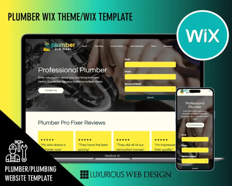 Plumber ProFixer Website Template