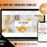 CreatiEats Meal Prep Website Template