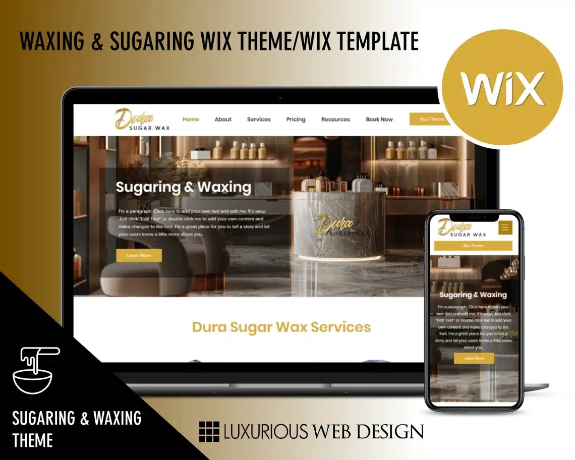 DuraSugarWax Website Template