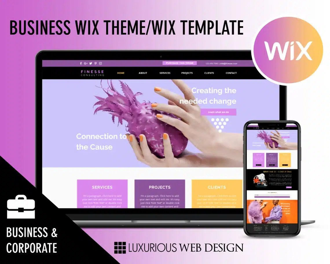 Finesse Business Website Template