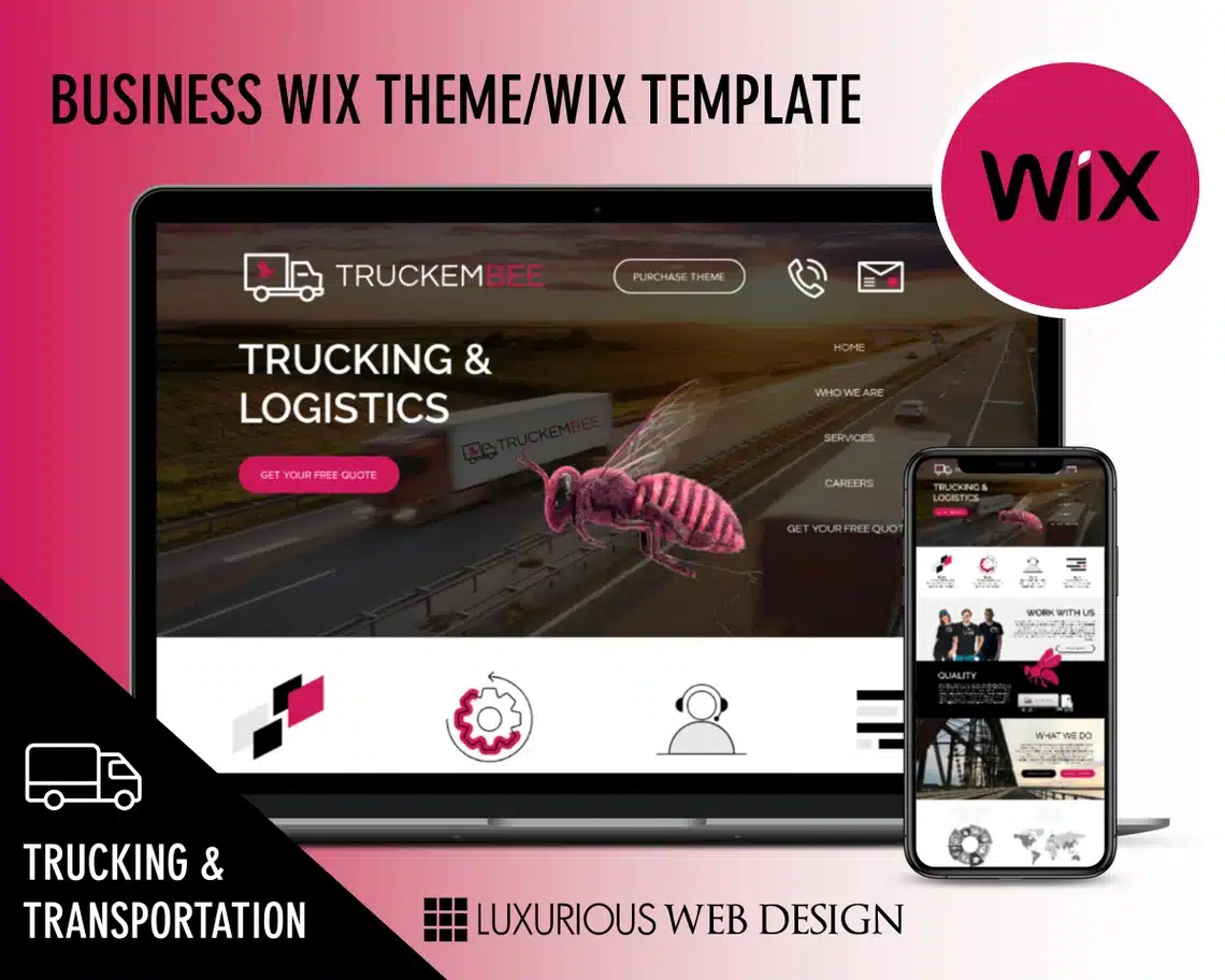 TruckemBee Trucking Website Template