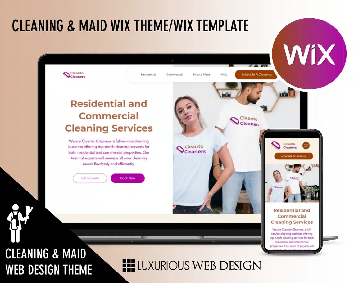 Cleanto Cleaning & Maid Website Template