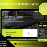 99 Mobile Massage Therapist Website Template