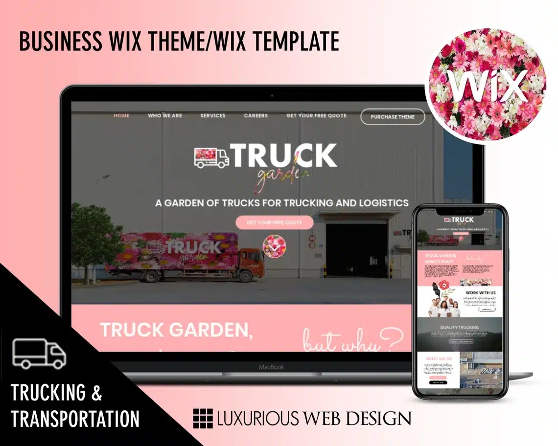 TruckGarden Trucking Website Template