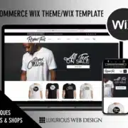 Ropax Tees Clothing eCommerce Website Template