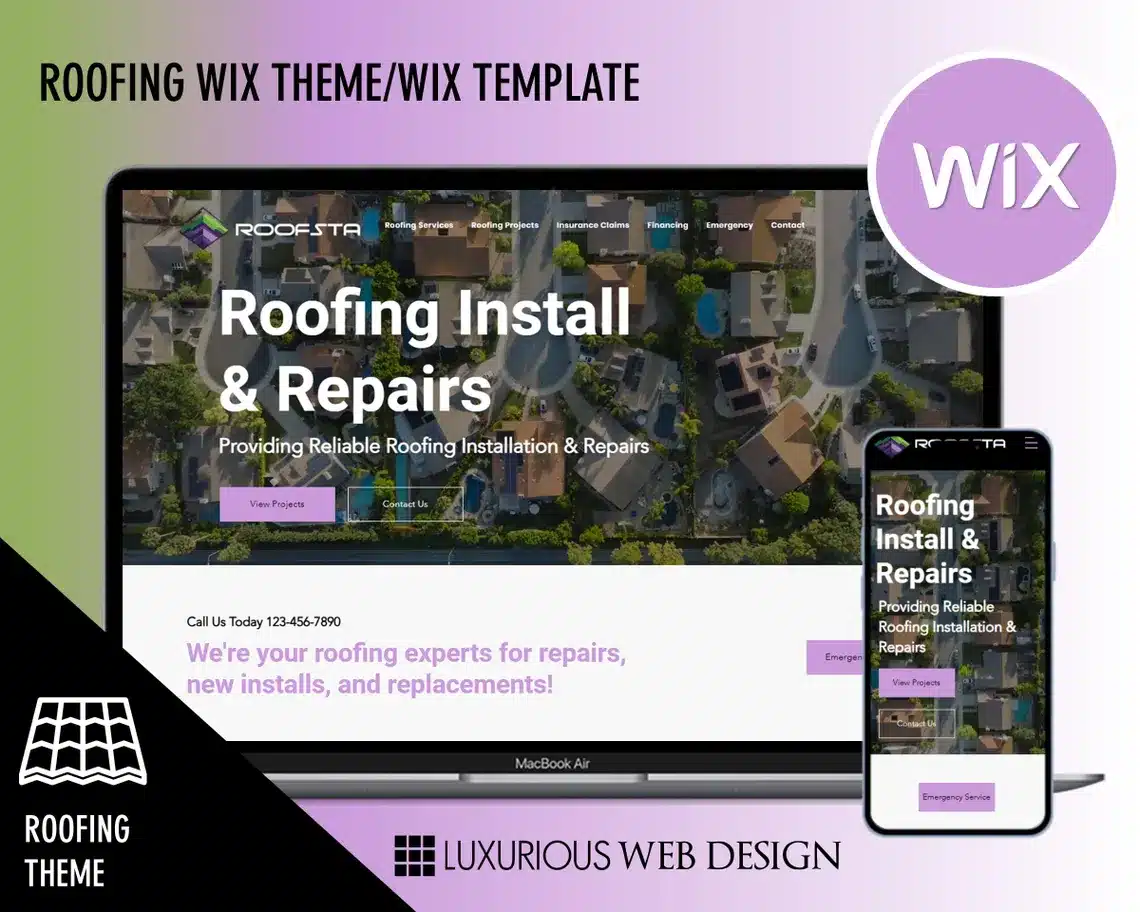 Roofsta Roofing and Roofer Website Template