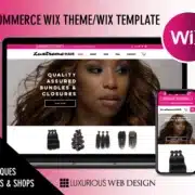 Luxtreme Hair Extensions eCommerce Website Template