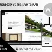 Luxzine Interior Design Website Template