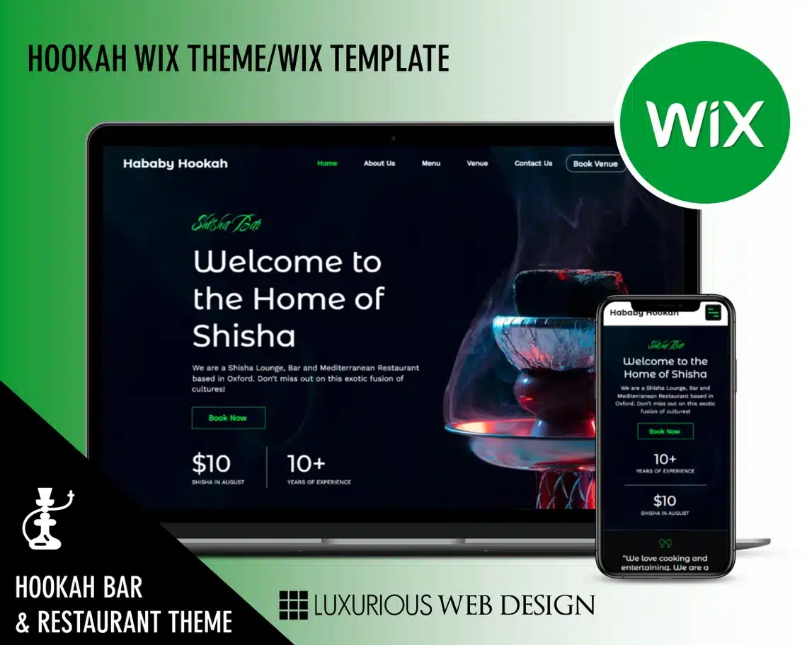 Hababy Hookah Website Template