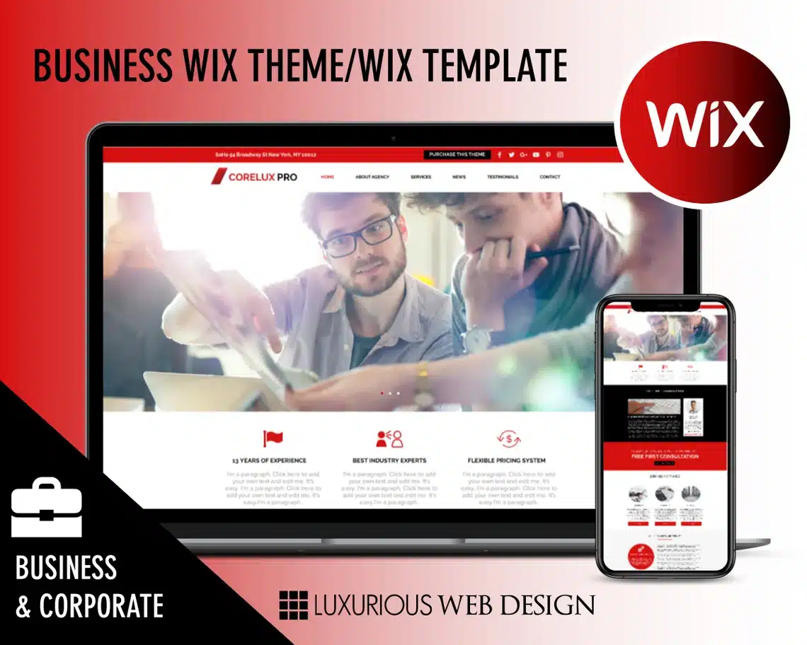 Corelux Pro Business Website Template