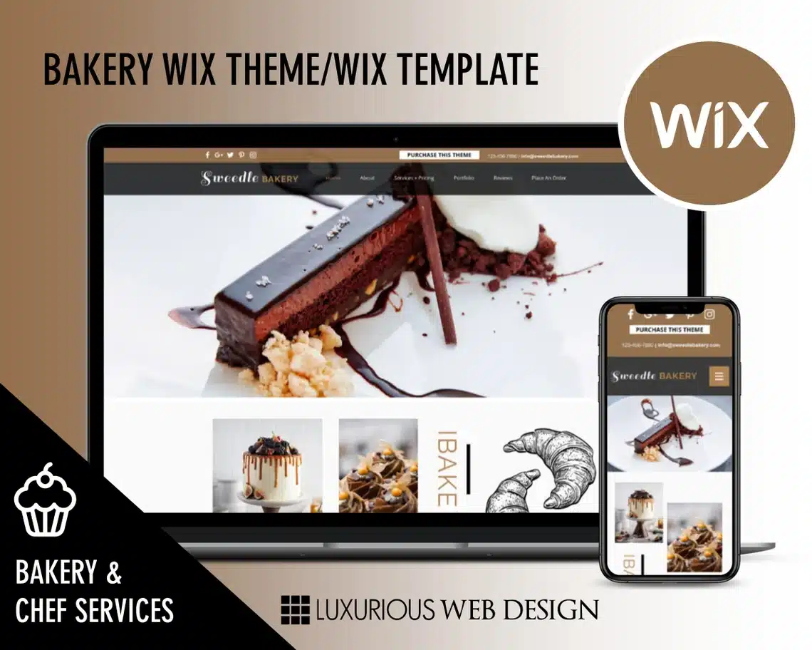 Sweedle Bakery Website Template