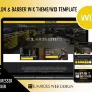 Volta Hair & Barber Website Template