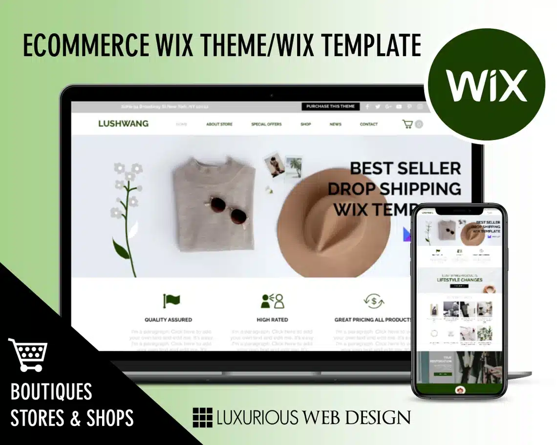 Lushwang Dropshipping eCommerce Website Template