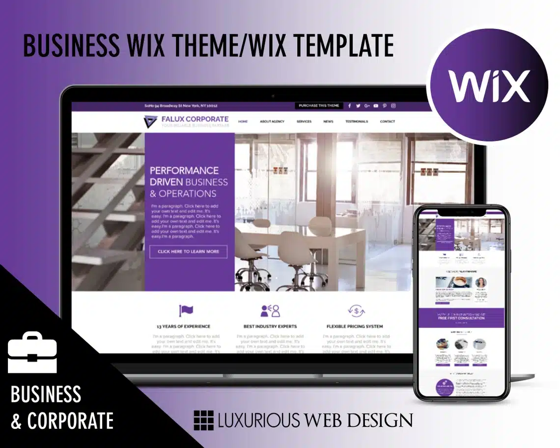 Falux Corporate Website Template