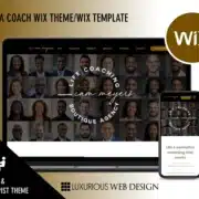 Mega Coach Life & Wellness Coach Website Template