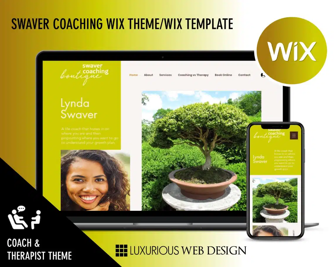 Swaver Life & Executive Coach Website Template