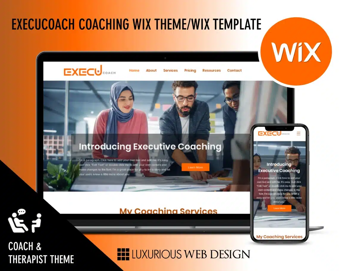 Execucoach Executive Coaching Website Template