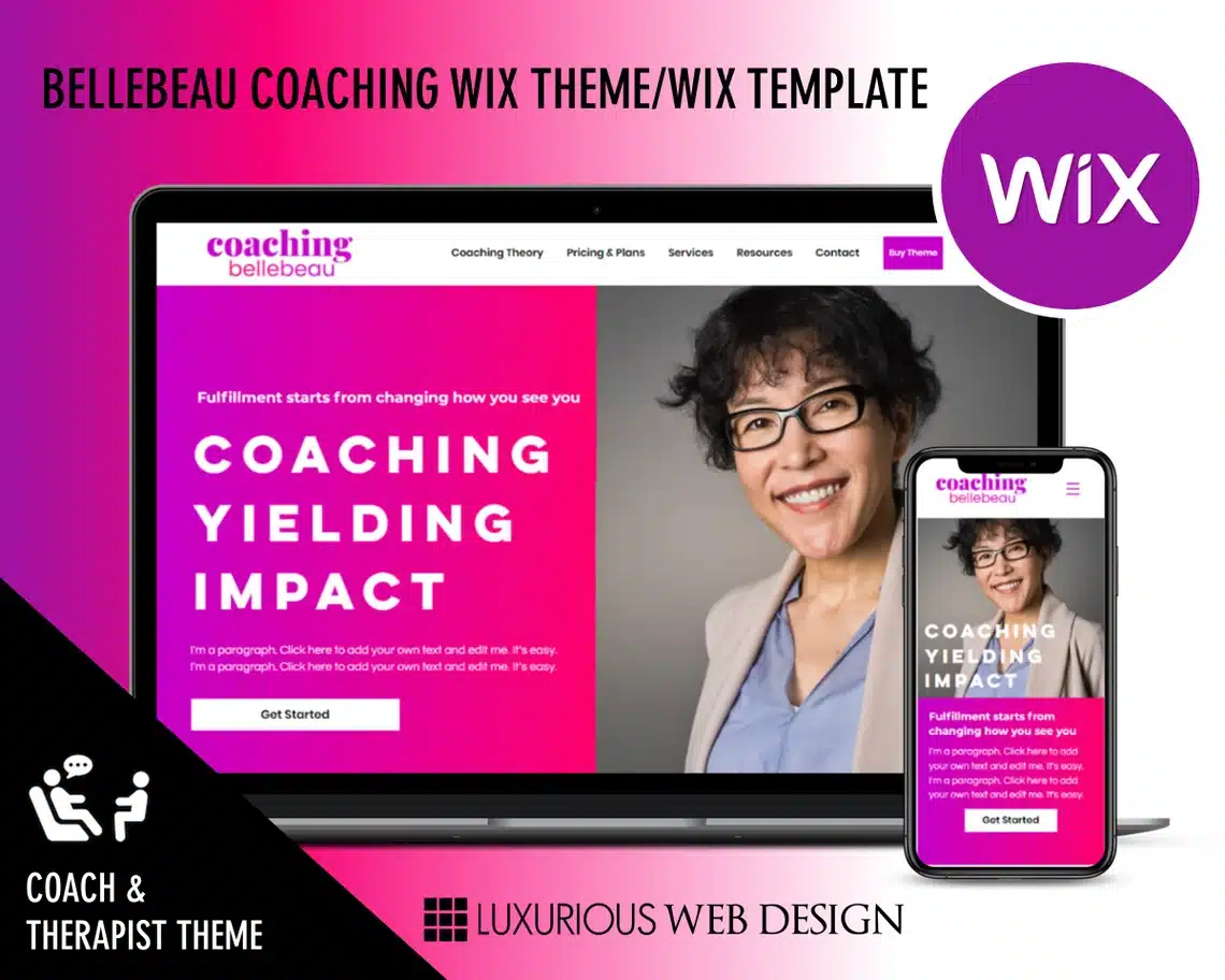 Bellebeau Coaching Website Template