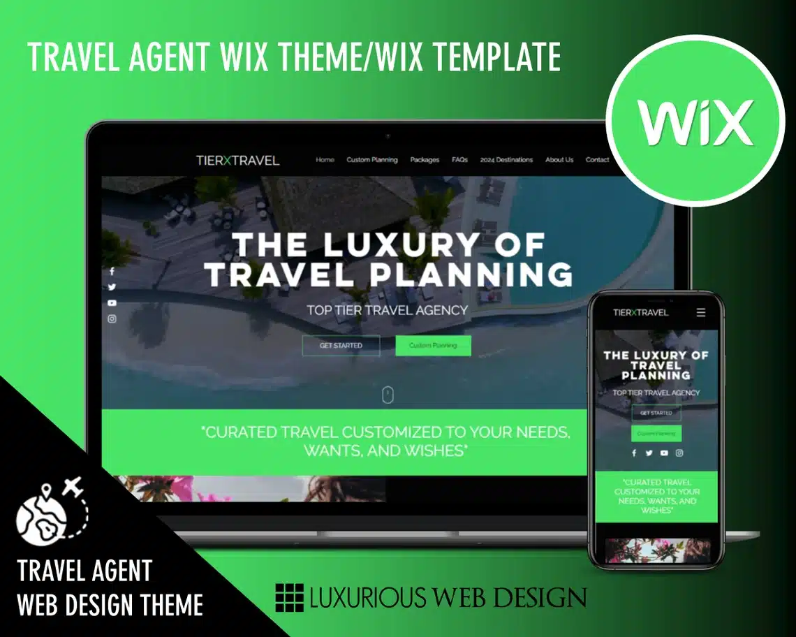 TierXTravel Travel Agent Website Template