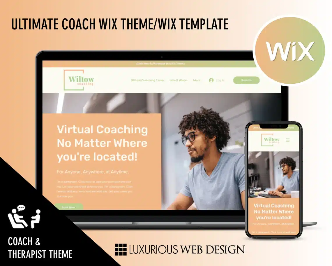 Wiltow Life Coaching and Consulting Website Template