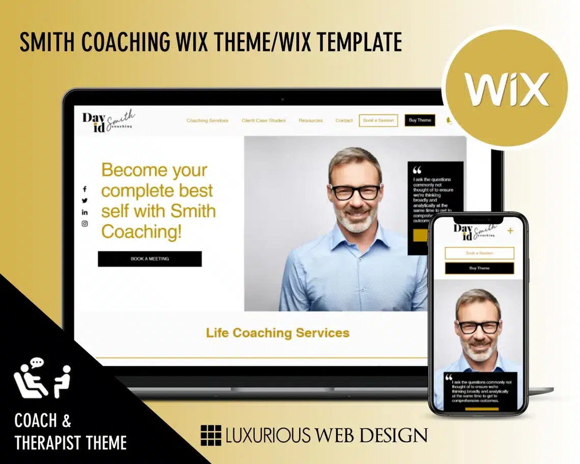 Smith Life & Executive Coaching Website Template