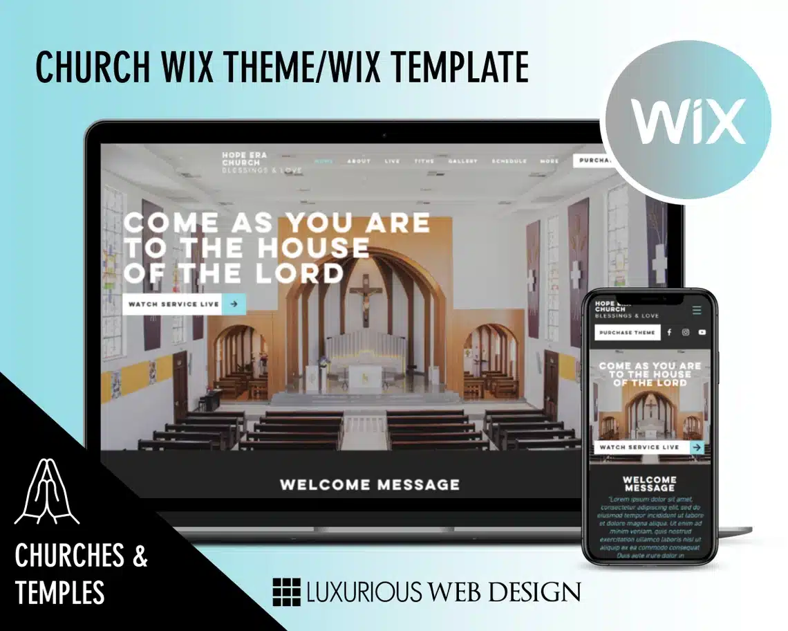 Hope Era Church Website Template