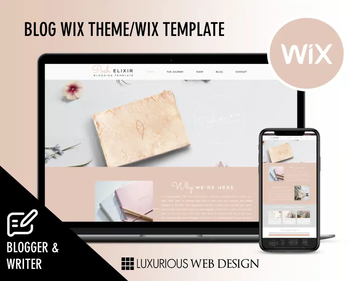 Posh Elixir Blog Website Template