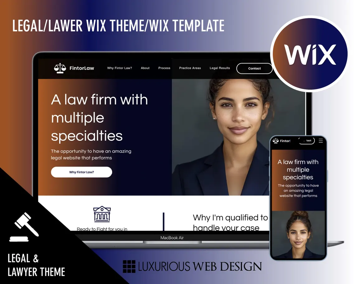 Fintor Law Lawyer Website Template