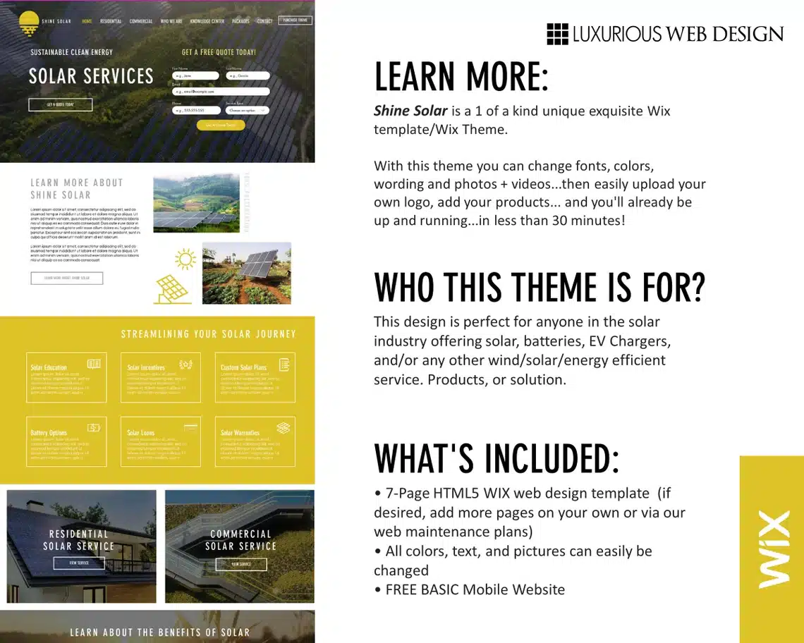 ShineSolar Solar Website Template