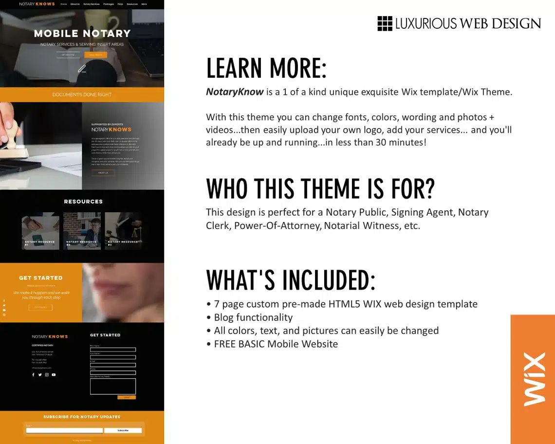 Notary Knows Website Template