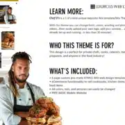 Chef D Private Chef Website Template