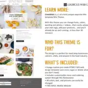 CreatiEats Meal Prep Website Template