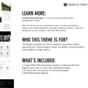 Luxzine Interior Design Website Template