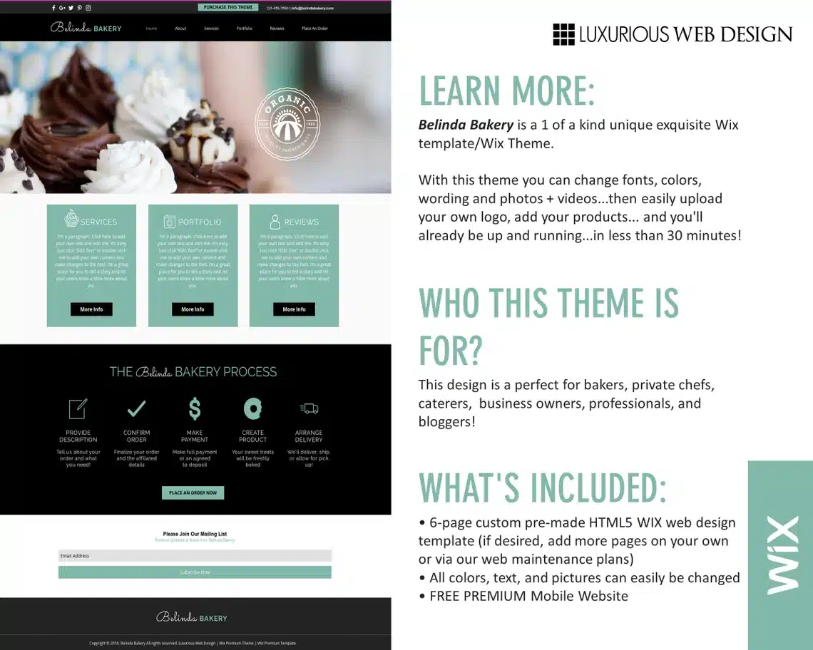 Belinda Bakery Website Template