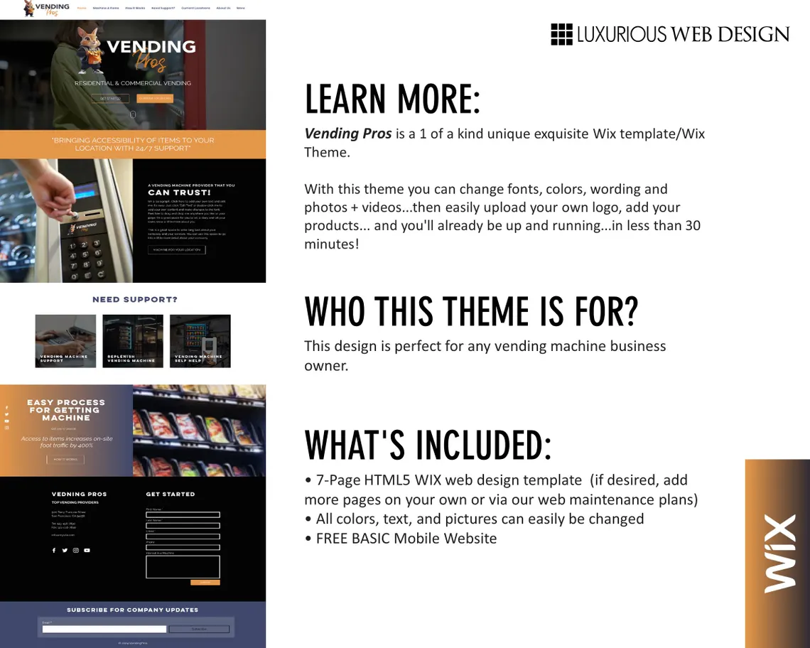 Vending Pros Website Template