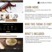 Sweedle Bakery Website Template