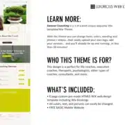 Swaver Life & Executive Coach Website Template