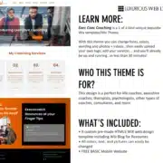 Execucoach Executive Coaching Website Template