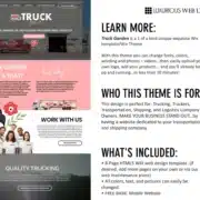 TruckGarden Trucking Website Template