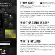 NFTCrunch Website Template