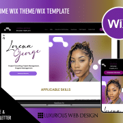 Lorena Resume Website Template